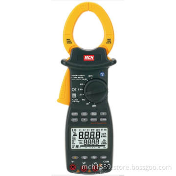 Three Phase Digital Power Clamp Meter, AC Voltage/Current, 20Hz~1000Hz (MCH-9820A)